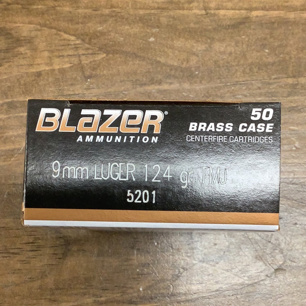 CCI Blazer 9mm 124gr FMJ