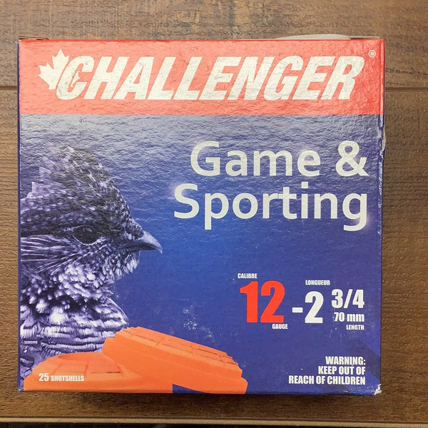 Challenger 12ga 2.75” magnum #2 lead