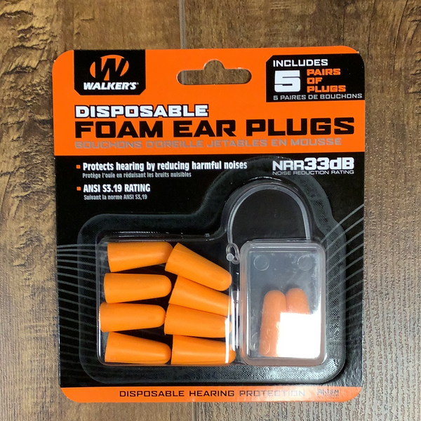 Walker’s Foam Ear Plugs