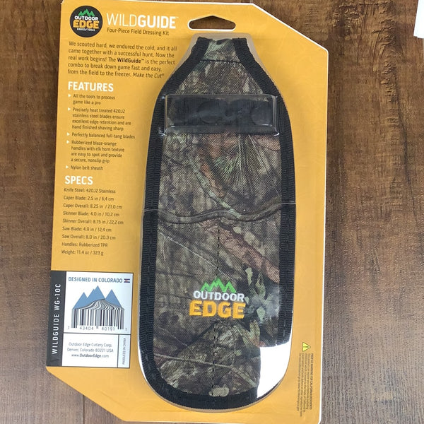 Outdoor edge 3 piece game processing kit