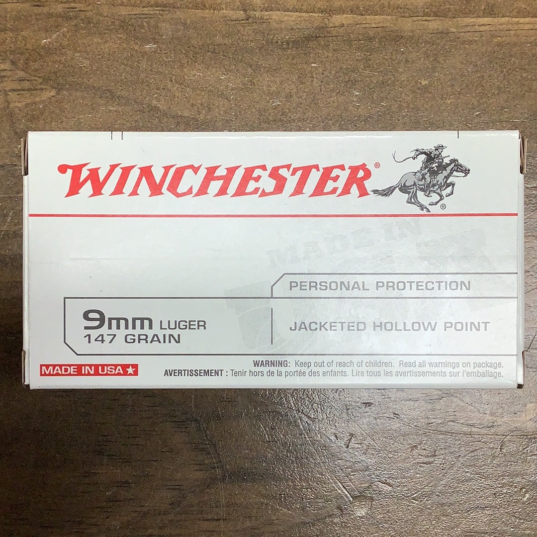 Winchester 9mm 147gr JHP – Hunters Headquarters Canada