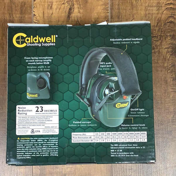 Caldwell electronic hearing protection