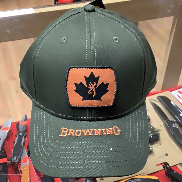 Browning maple leaf patch olive