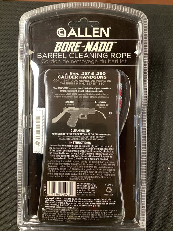 Allen Bore Cleaning Rope -Various Calibres