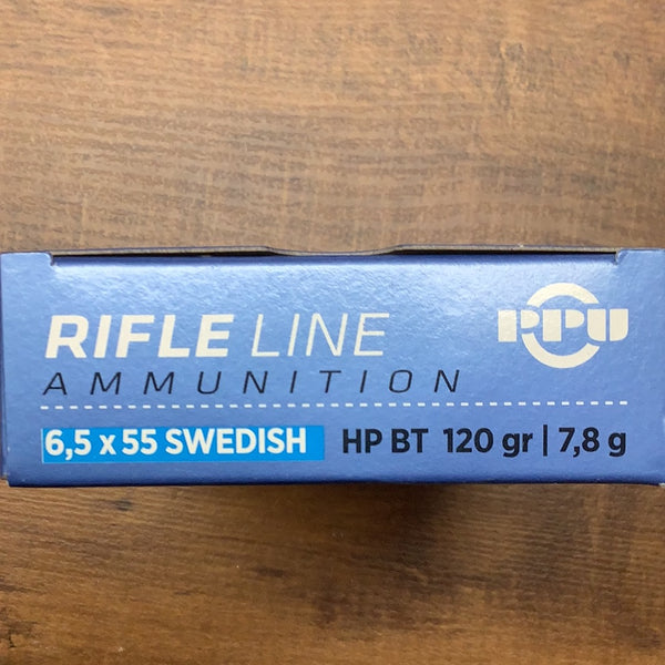 PPU 6.5x55 Swedish 120gr HPBT