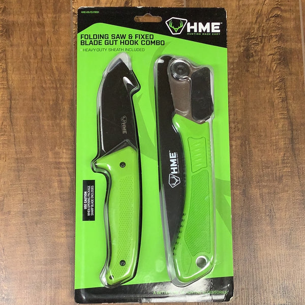 HME folding saw & fixed blade gut hook combo