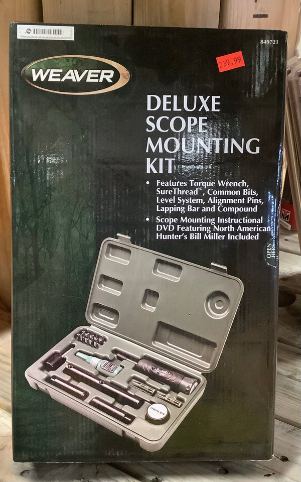 Weaver Deluxe Scope Mounting Kit
