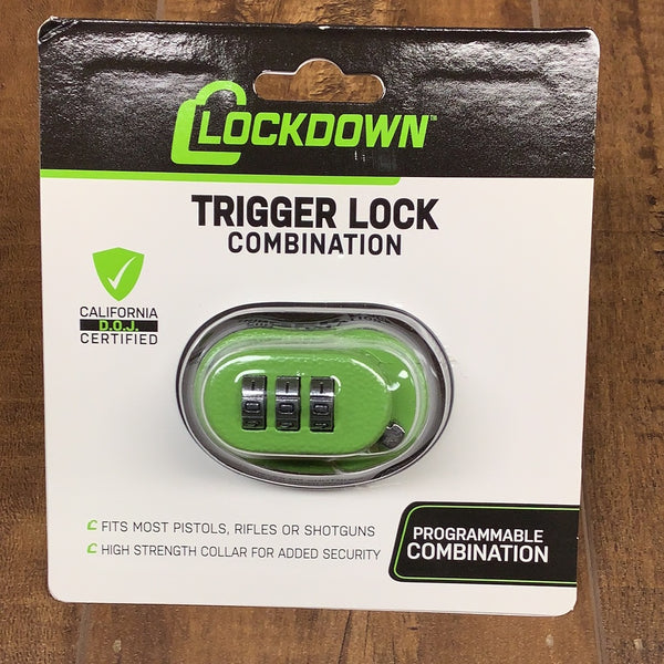 Lockdown combination trigger lock