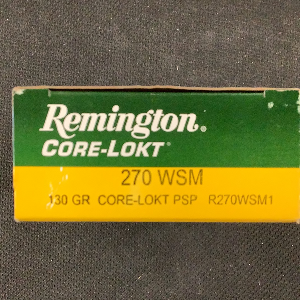 Remington .270 wsm 130gr