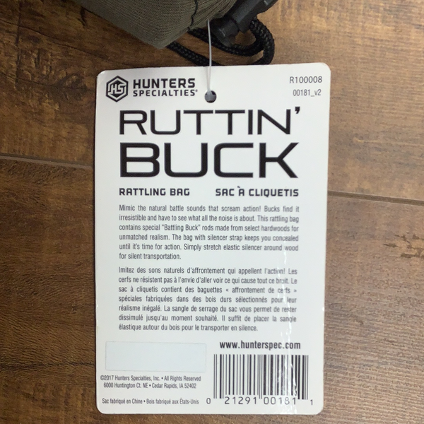 Hunters Specialties Ruttin’ Buck