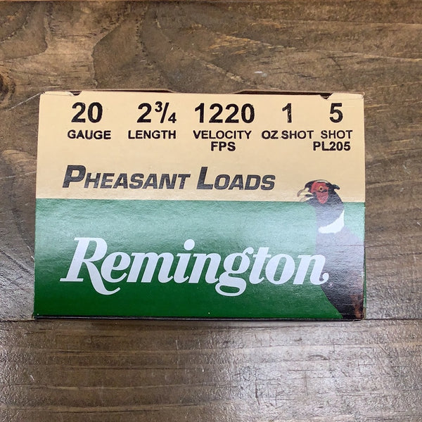 Remington 20ga 2.75” #5 Turkey load