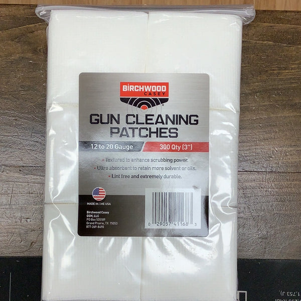 12ga to 20ga Gun Cleaning Patches