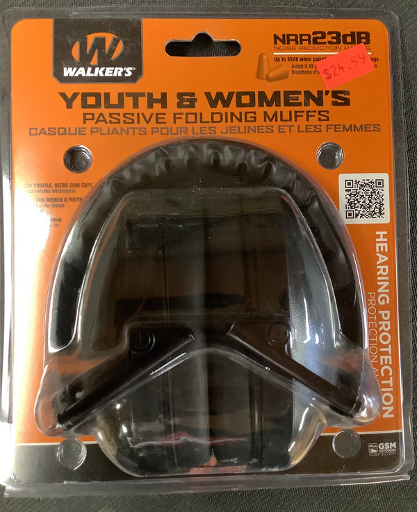 Walker's Youth and Women Ear Muffs, Hearing Protection