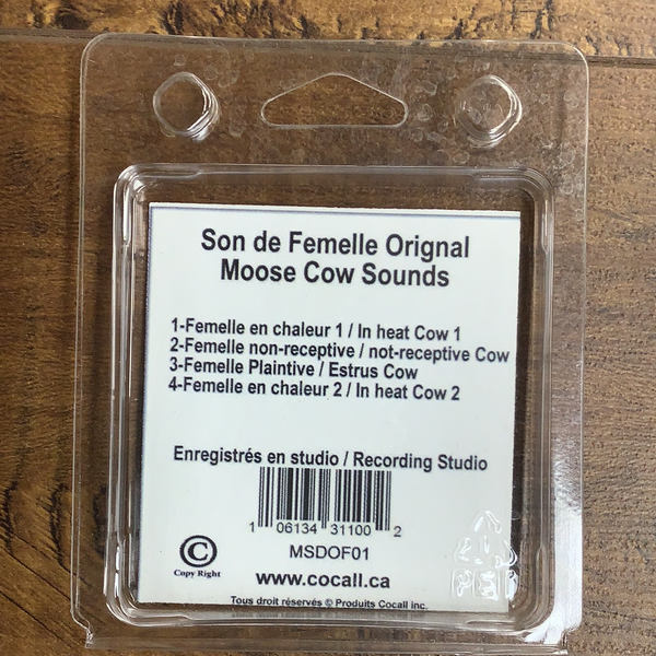 Cocall Female Moose Cow Sounds Sd card