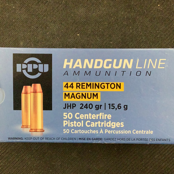 PPU .44 Magnum 240gr JHP